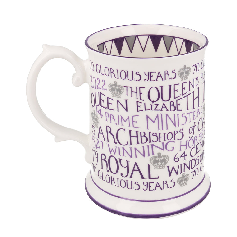 Susan Rose China: Platinum Jubilee 1-Pint Tankard