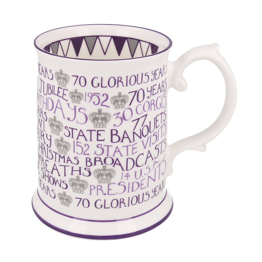 Susan Rose China: Platinum Jubilee 1-Pint Tankard