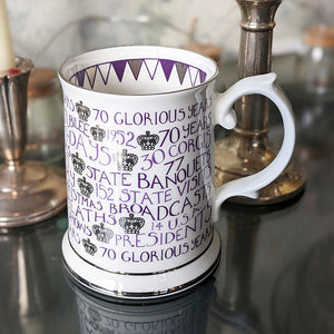 Susan Rose China: Platinum Jubilee Numbered Limited Edition 1-Pint Tankard